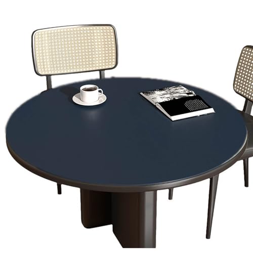 ZBXXSC Tischdecke Outdoor Rund,Kunstleder Tischdecke,tischmatte Aus Wildleder,Wendetischdecke Aus Leder,Dicke 2 Mm,Abwischbar Tischdecke(J,90cm Round) von ZBXXSC