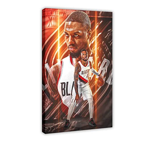 ZBYYFC Bild Auf Leinwand 50 * 70cm Senza Cornice Damian Lillard Poster American Basketball Player 8 Wall Art Paintings Picture for Living Room Homes ZBYYFC Bild Auf Leinwand 50 * 70cm Senza Cornice Damian Lillard Poster American Basketball Player 8 Wall Art Paintings Picture for Living Room Homes von ZBYYFC