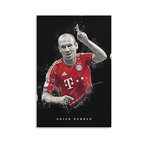 ZBYYFC GemäLde Auf Leinwand 50 * 70cm Senza Cornice Arjen Robben Poster Room Decor Immagini per soggiorno su tela Wall Art per camera da letto von ZBYYFC