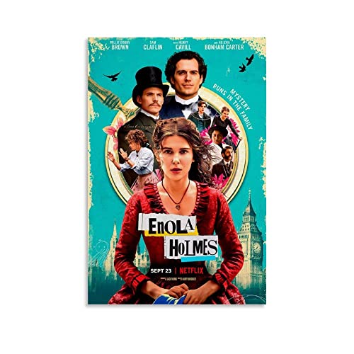ZBYYFC GemäLde Auf Leinwand 50 * 70cm Senza Cornice Enola Holmes Poster del film e arte della parete Arredamento moderno della camera da letto della famiglia ZBYYFC GemäLde Auf Leinwand 50 * 70cm Senza Cornice Enola Holmes Poster del film e arte della parete Arredamento moderno della camera da letto della famiglia von ZBYYFC