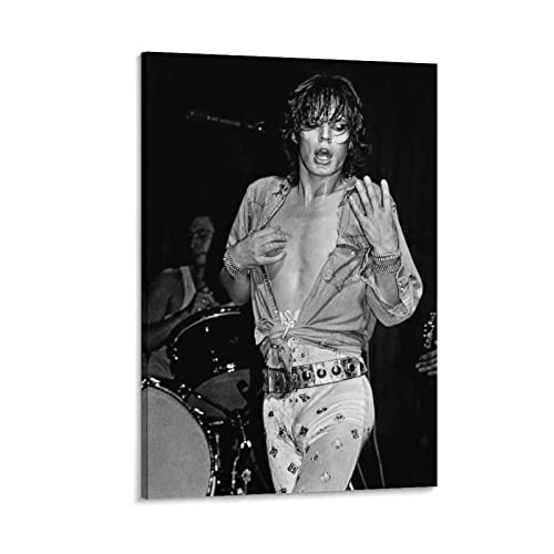 ZBYYFC Poster und Drucke 50 * 70cm Senza Cornice Mick Jagger Cantante Poster Bianco e nero Ritratto Retro Musica Decorazione Pittura ZBYYFC Poster und Drucke 50 * 70cm Senza Cornice Mick Jagger Cantante Poster Bianco e nero Ritratto Retro Musica Decorazione Pittura von ZBYYFC