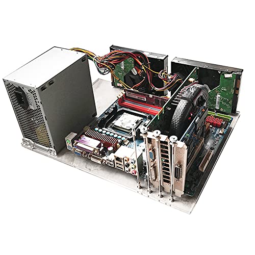 ZCBYBT Acryl Transparent Overlock PC Open Frame Prüfstand DIY Motherboard Halterung Computer Case, Personalisierte Modische Mothboard,Eatx transparent Board ZCBYBT Acryl Transparent Overlock PC Open Frame Prüfstand DIY Motherboard Halterung Computer Case, Personalisierte Modische Mothboard,Eatx transparent Board von ZCBYBT