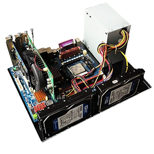 ZCBYBT DIY Computer Motherboard Konvertierung Offene Halterung, Transparente Acryl Single Board PC Fall,Matx transparent Board von ZCBYBT
