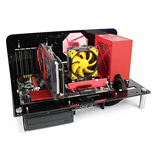 ZCBYBT PC Offene Test Plattform Motherboard Halterung DIY Einfache Wassergekühlte Transparente Chassis Rahmen ITX ATX MATX Acryl Chassis,Matx von ZCBYBT