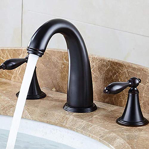 3 Loch Bad Waschbecken Wasserhahn Messing Split Typ 2 Griffe heißer und kalter Wassermischungshahn mit Luftverzögerungs -Oberflächen 3 Loch Bad Waschbecken Wasserhahn Messing Split Typ 2 Griffe heißer und kalter Wassermischungshahn mit Luftverzögerungs -Oberflächen von ZCCZJS