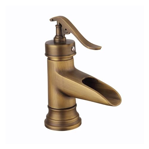 Antike Becken Wasserhähne Schwarzer Bronze Wasserfall Wasserhahn Bambus Waschbecken Zapfhack Antike Becken Wasserhähne Schwarzer Bronze Wasserfall Wasserhahn Bambus Waschbecken Zapfhack von ZCCZJS