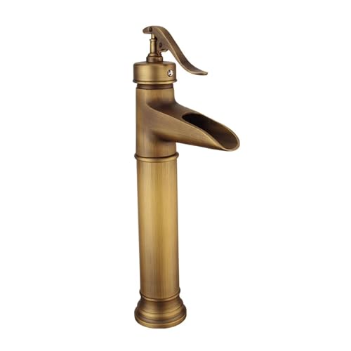Antike Becken Wasserhähne Schwarzer Bronze Wasserfall Wasserhahn Bambus Waschbecken Zapfhack Antike Becken Wasserhähne Schwarzer Bronze Wasserfall Wasserhahn Bambus Waschbecken Zapfhack von ZCCZJS