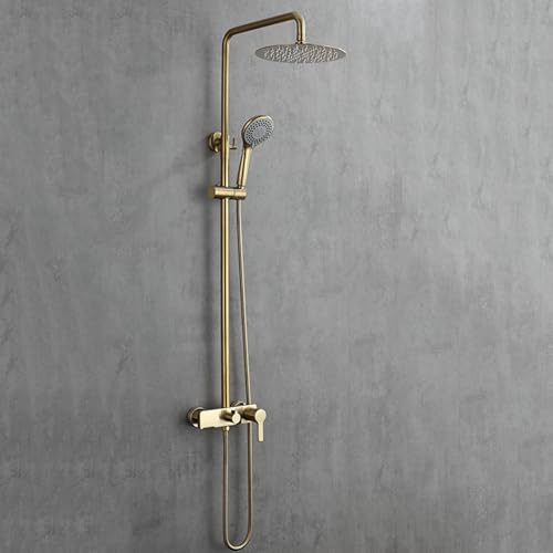Duschkopf Niederschlag Duschkopf und Schlauch Set Messing Verstellbare Höhe mit Handdusche Eingriff Duschen für Badezimmer Mixer Chrome Dusch UI Duschkopf Niederschlag Duschkopf und Schlauch Set Messing Verstellbare Höhe mit Handdusche Eingriff Duschen für Badezimmer Mixer Chrome Dusch UI von ZCCZJS
