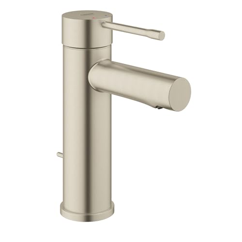 Essence New 32216ena S-Größe-Griff einloch Badezimmerhahn, Nickelfarbe, Metallic von ZCCZJS