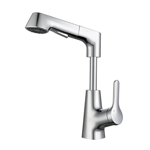 Küchenhahn Wasserhahn Gesichtsspüle Badezimmer Taps, Duschbad -Zubehör Sets, Toilettenwasserhydrantenmischer -Verbesserungsprodukte (Farbe: Gris, Größe: 1), Einfach installieren von ZCCZJS