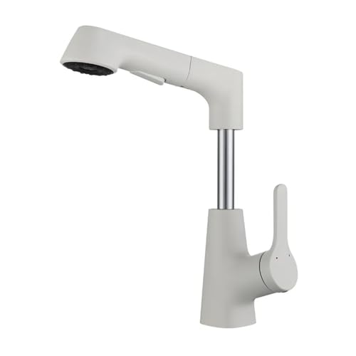 Küchenhahn Wasserhahn Gesichtsspüle Badezimmer Taps, Duschbad -Zubehör Sets, Toilettenwasserhydrantenmischer -Verbesserungsprodukte (Farbe: Gris, Größe: 1), Einfach installieren von ZCCZJS