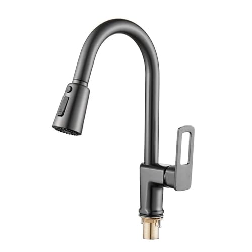 Küchenspüle Wasserhahnpistole grau passende heiße und kalte Badmixer Tippen Sie auf modern von ZCCZJS