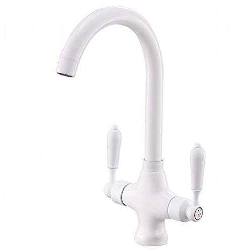Mixer Tap 360 ° Rotatable All Copper Modern Küchenspüle Taps Basin Mixer Doppelgriff Ein Hebel Monobloc Drehausbruch Wasserhahn Deck montiert massive Messingbalken heißes kaltes Wasser Wasserhähne Mixer Tap 360 ° Rotatable All Copper Modern Küchenspüle Taps Basin Mixer Doppelgriff Ein Hebel Monobloc Drehausbruch Wasserhahn Deck montiert massive Messingbalken heißes kaltes Wasser Wasserhähne von ZCCZJS