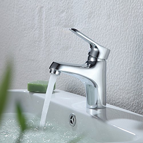 Mixer Tap Kupferwaschbecken, heißes und kaltes Wasser, einloch-Badezimmer-Eiweiß Wasserhahn, Sockelbecken, Unterumlauf von ZCCZJS
