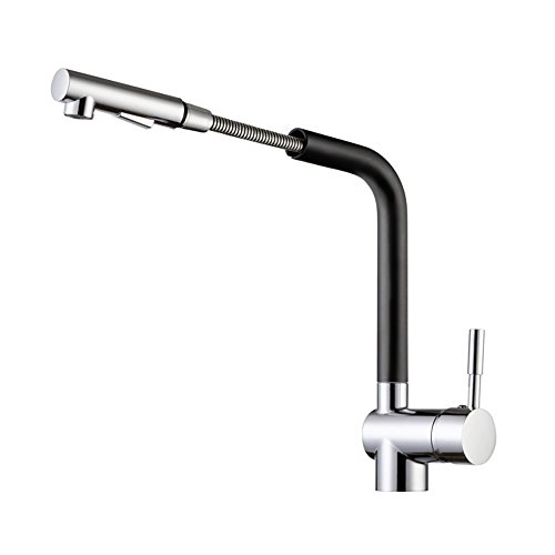 Mixer Tap Moderne Küche Pull-Stil-Waschbecken Wasserhahn Tap Chromfarbe Silber schwarz schwarz Farbe Küche 360 ° rotbare heiße und kalte Waschbecken Mixer Tap Messing Küche Wasserhahn eingriff Mixer Tap Moderne Küche Pull-Stil-Waschbecken Wasserhahn Tap Chromfarbe Silber schwarz schwarz Farbe Küche 360 ° rotbare heiße und kalte Waschbecken Mixer Tap Messing Küche Wasserhahn eingriff von ZCCZJS