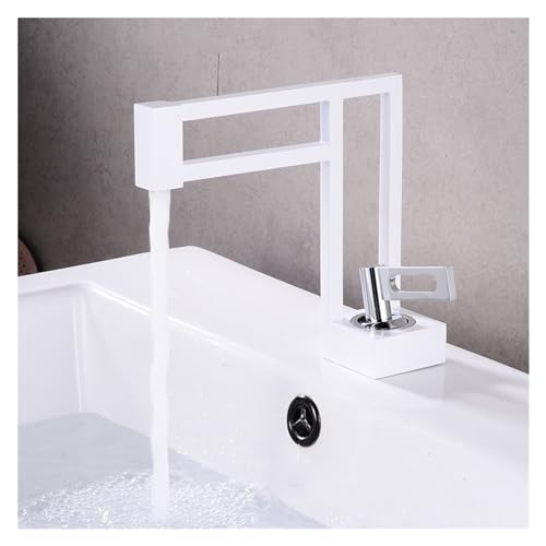 Schwarz/Weiß/Gold -Badezimmer Gefäßbecken Waschbecken einzigartiger Designmixer Eingriff Decks Mount Mount Messing Wasserhahnhahn, einfach installieren Schwarz/Weiß/Gold -Badezimmer Gefäßbecken Waschbecken einzigartiger Designmixer Eingriff Decks Mount Mount Messing Wasserhahnhahn, einfach installieren von ZCCZJS