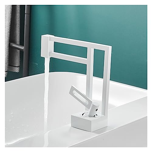 Schwarz/Weiß/Gold -Badezimmer Gefäßbecken Waschbecken einzigartiger Designmixer Eingriff Decks Mount Mount Messing Wasserhahnhahn, einfach installieren Schwarz/Weiß/Gold -Badezimmer Gefäßbecken Waschbecken einzigartiger Designmixer Eingriff Decks Mount Mount Messing Wasserhahnhahn, einfach installieren von ZCCZJS