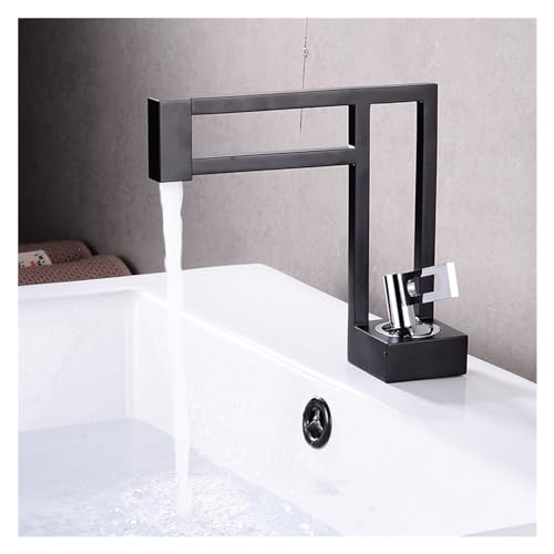 Schwarz/Weiß/Gold -Badezimmer Gefäßbecken Waschbecken einzigartiger Designmixer Eingriff Decks Mount Mount Messing Wasserhahnhahn, einfach installieren Schwarz/Weiß/Gold -Badezimmer Gefäßbecken Waschbecken einzigartiger Designmixer Eingriff Decks Mount Mount Messing Wasserhahnhahn, einfach installieren von ZCCZJS