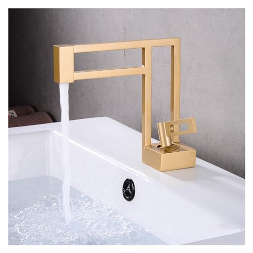 Schwarz/Weiß/Gold -Badezimmer Gefäßbecken Waschbecken einzigartiger Designmixer Eingriff Decks Mount Mount Messing Wasserhahnhahn, einfach installieren Schwarz/Weiß/Gold -Badezimmer Gefäßbecken Waschbecken einzigartiger Designmixer Eingriff Decks Mount Mount Messing Wasserhahnhahn, einfach installieren von ZCCZJS