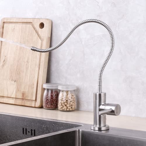 Schwarz flexibler Klappküchenarmatur mit reinem Trinkwasserfilter Hochbogen -Leitungswasserfilter für Küchenspüle Schwarz flexibler Klappküchenarmatur mit reinem Trinkwasserfilter Hochbogen -Leitungswasserfilter für Küchenspüle von ZCCZJS
