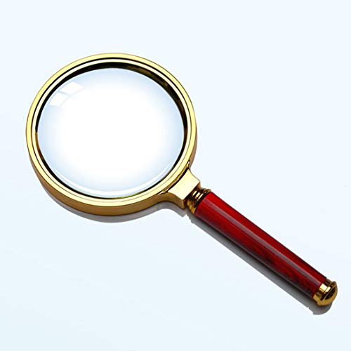 Werkzeuge tragbare 80 -mm -10 -fache Vergrößerung von Glas Handheld High Definition Ding Eye Loupe Vergrößerungsglas -Vergrößerung kompatibel mit Ding -Schmuckvergrößerungsdekoration Der riesige von ZCCZJS