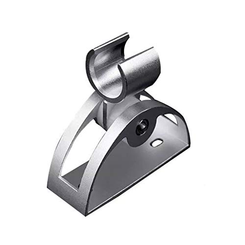 ZCCZJS Aluminium Duschbasis Halter Einstellbare Wandgel montierte Duschständer Rostproof -Stützhalter Badezimmeranpassung (e) von ZCCZJS