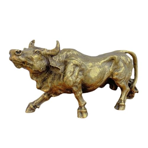 ZCCZJS Home Decor Statues Home Office Crafts Cow Ornamente Metall Messing Tier Skulpturen Veranda Feng Shui Vermögen Dekoration Desktop -Figuren ZCCZJS Home Decor Statues Home Office Crafts Cow Ornamente Metall Messing Tier Skulpturen Veranda Feng Shui Vermögen Dekoration Desktop -Figuren von ZCCZJS