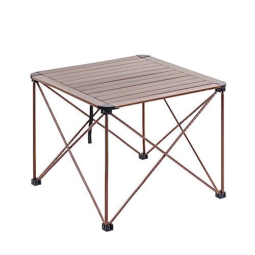 ZCCZJS Klappertisch im Freien Faltbare Picknick -Garten -Schreibtisch BBQ BEA FISCHING Tisch Camping Tabelle Ultraleicher tragbarer Klapptisch (Farbe: M - D) von ZCCZJS
