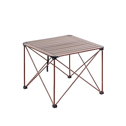 ZCCZJS Klappertisch im Freien Faltbare Picknick -Garten -Schreibtisch BBQ BEA FISCHING Tisch Camping Tabelle Ultraleicher tragbarer Klapptisch (Farbe: M - D) von ZCCZJS