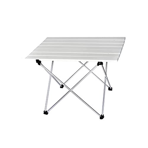 ZCCZJS Klappertisch ultraleichter Fellklappertisch Klappbares Abendtisch im Freien im Freien im Freien Außenpelz Aluminiumlegierung tragbar (Farbe: S Szie Grey) von ZCCZJS