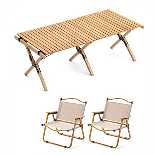 ZCCZJS Klapptisch und Luft im Freien, tragbare Faltbare Camping -Picknicktisch, Klapper -Bistro -Tisch und Luft für Garten, POR oder Pool von ZCCZJS
