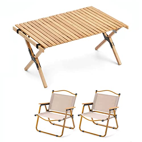 ZCCZJS Klapptisch und Luft im Freien, tragbare Faltbare Camping -Picknicktisch, Klapper -Bistro -Tisch und Luft für Garten, POR oder Pool von ZCCZJS