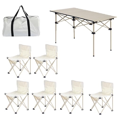 ZCCZJS Tragbarer Klapppicknicktischluft-Set, Leichtgewicht ZCCZJS Tragbarer Klapppicknicktischluft-Set, Leichtgewicht von ZCCZJS