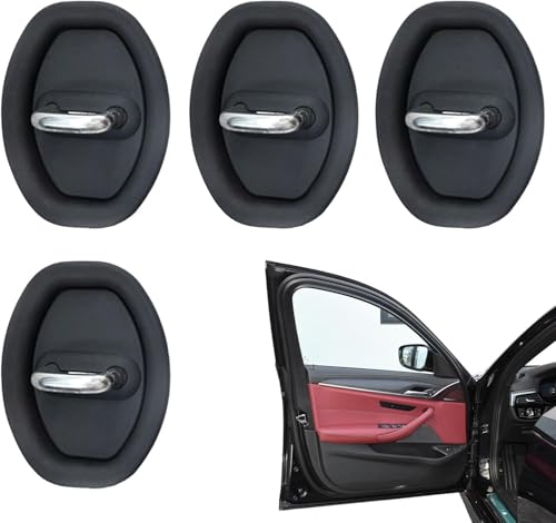 ZCCZQF Auto Türschloss Abdeckung für Mercedes Benz C E GLC GLB A B GLE GLS CLA GLA Klasse W213 W205 X253, Gummi Autotürschloss-Abdeckung Schutzabdeckung Türschlossabdeckung Schnalle Zubehör von ZCCZQF