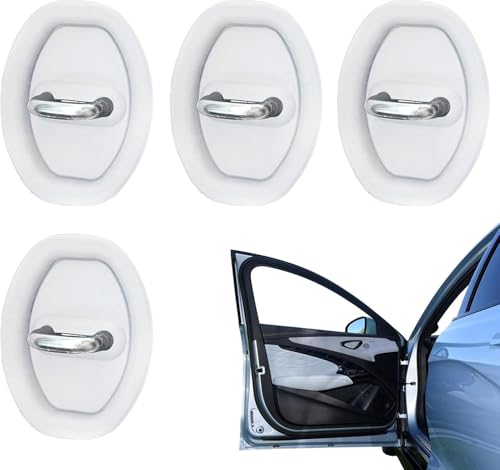 ZCCZQF Auto Türschloss Abdeckung für Mercedes Benz C E GLC GLB A B GLE GLS CLA GLA Klasse W213 W205 X253, Gummi Autotürschloss-Abdeckung Schutzabdeckung Türschlossabdeckung Schnalle Zubehör von ZCCZQF