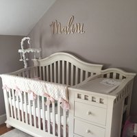 Kinderzimmer Namensschild Für Baby-Schlafzimmer-Wand-Dekor-Holzbuchstaben Kinder Babyzimmer Personalisierte Hängende Name Babypartygeschenk von ZCDGifts
