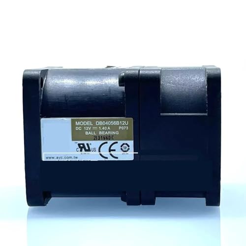 ZCDYGHU Für AVC Dual-Motor-Heftkühlungslüfter DB04056B12U DC12V 1.4A 4056 4cm Serverlüfter von ZCDYGHU