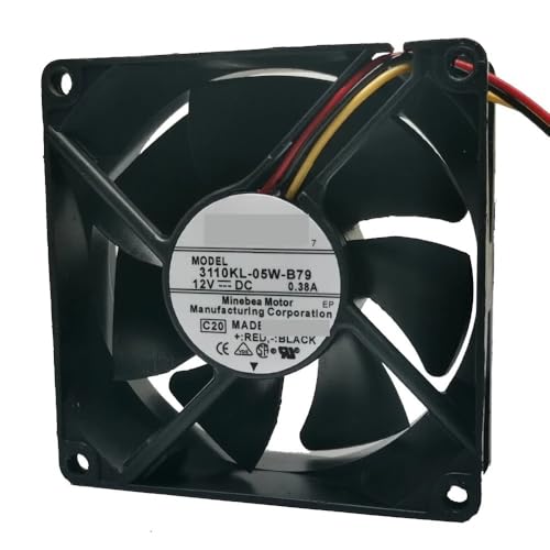 ZCDYGHU Für NMB 3110kl-04w-b79 DC12V 0,38a für Cisco Switch Dreidraht-8025-Lüfter von ZCDYGHU