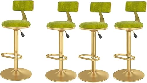 ZCEDZYSW Barhocker, Hebehocker, Frühstück, Esszimmerhocker, 2er-Set (C1, 4 Stück) von ZCEDZYSW