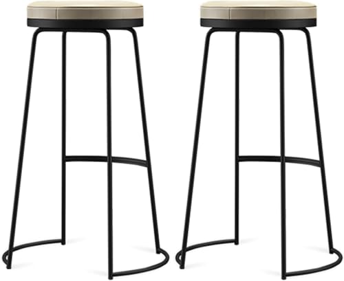 ZCEDZYSW Barhocker, bequem, gepolstert, stabiler Rahmen, geeignet für Küchen/Cafés, Schwarz, 75 cm, 2 Stück ZCEDZYSW Barhocker, bequem, gepolstert, stabiler Rahmen, geeignet für Küchen/Cafés, Schwarz, 75 cm, 2 Stück von ZCEDZYSW