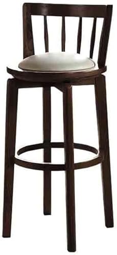 ZCEDZYSW Barhocker, bequemer Sitz mit Rückenlehne, 360° drehbar, Design Hochstuhl, (Bruin) von ZCEDZYSW