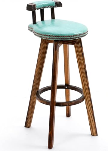 ZCEDZYSW Barhocker aus Holz, Thekenhöhe, PU-Leder, gepolstert, Küche, Frühstück, Esszimmer, Esszimmer, Sitzhöhe 63 cm ZCEDZYSW Barhocker aus Holz, Thekenhöhe, PU-Leder, gepolstert, Küche, Frühstück, Esszimmer, Esszimmer, Sitzhöhe 63 cm von ZCEDZYSW