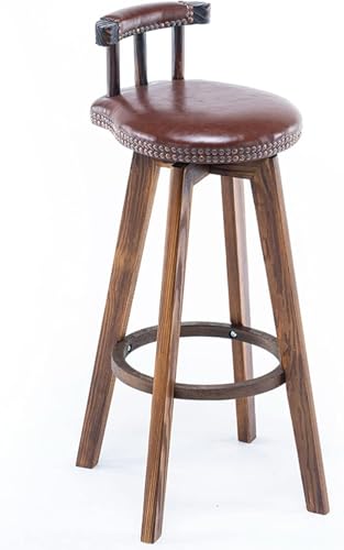 ZCEDZYSW Barhocker aus Holz, Thekenhöhe, PU-Leder, gepolstert, Küche, Frühstück, Esszimmer, Sitzhöhe 63 cm ZCEDZYSW Barhocker aus Holz, Thekenhöhe, PU-Leder, gepolstert, Küche, Frühstück, Esszimmer, Sitzhöhe 63 cm von ZCEDZYSW