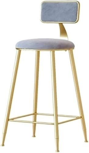 ZCEDZYSW Barhocker aus Samt, Barhocker, Eisen, Restaurant, lässiger Hochstuhl (klein) von ZCEDZYSW