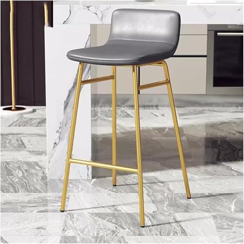 ZCEDZYSW Barstuhl Hocker Bank Minimalistisch Hoher Fuß Hocker Haushalt Eisen Rückenlehne Leicht Luxus von ZCEDZYSW
