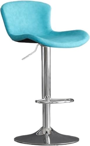 ZCEDZYSW Moderner leichter Luxus-Barhocker, verstellbar, 60 x 80 cm, Eisen-Drehstuhl mit Rückenlehne, schlichtes Design für Zuhause und F ZCEDZYSW Moderner leichter Luxus-Barhocker, verstellbar, 60 x 80 cm, Eisen-Drehstuhl mit Rückenlehne, schlichtes Design für Zuhause und F von ZCEDZYSW