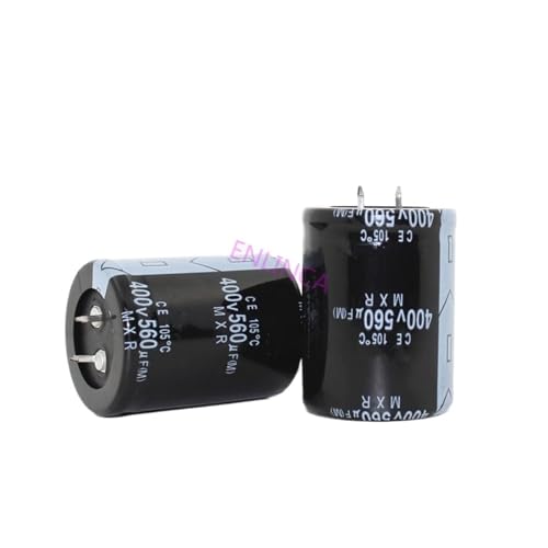 3 Stück R88 400 V 560 UF Radial DIP Aluminium-Elektrolytkondensator 400 V 560 UF Toleranz 20% Größe 35 x 50 mm 20% von ZCERA