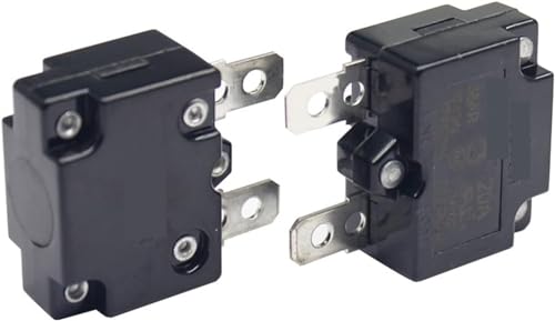 Leistungsschalter88AR 3A 4A 5A 7A 8A 10A 15A 20A Automatischer Reset-Leistungsschalter Überlastschalter Überstromschutz 2 Stück (Größe: 20A) (Size : 5A) von ZCERA