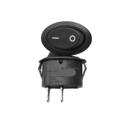 RL3-6 T125/55 zweipoligen ovalen Schalter Netzschalter 6A250V Wippschalter(1PCS) von ZCERA
