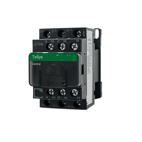 ZCERA Dreipoliges AC-Schütz LC1D Serie B7C F7C Q7C M7C Modell 24V 110V 220V 380V(LC1D12,48V) von ZCERA